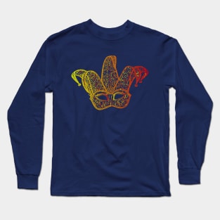 Mask. Venice Carnival Long Sleeve T-Shirt